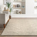Floral Pattern Area Rug 120x180 cm Grey