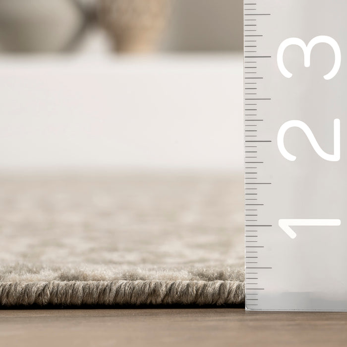 Floral Pattern Area Rug 120x180 cm Grey