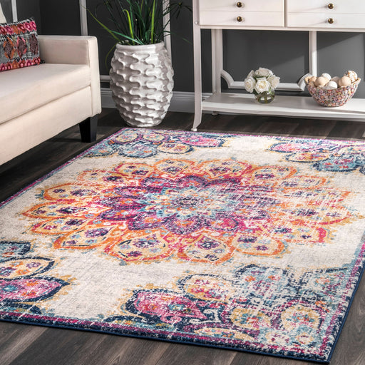 Floral Pattern Area Rug Multicolor 160x230 cm