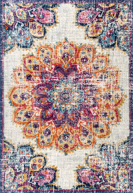 Floral Pattern Area Rug Multicolor 160x230 cm