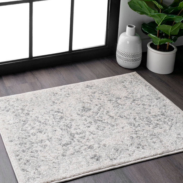 Floral Pattern Area Rug in Ivory 120x180 cm