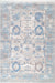 Floral Patterned Area Rug in Light Blue 50 x 80 cm