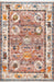 Floral Patterned Area Rug in Light Brown for Home Decor