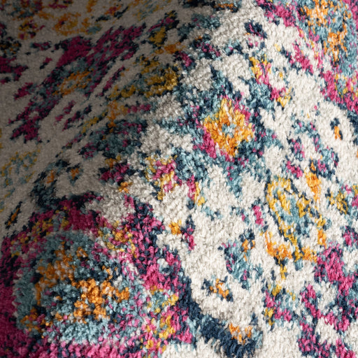 Floral Vine Area Rug in Multicolor for Home Décor