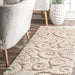 Floral Vines Area Rug 160x230 cm Cream