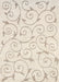 Floral Vines Area Rug Cream 160x230 cm