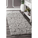 Floral Vines Area Rug Dark Grey 160x230 cm