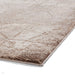 Florence 50035 Modern Abstract Metallic Distressed Textured High-Density Soft Beige/Brown Rug