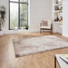 Florence 50035 Modern Abstract Metallic Distressed Textured High-Density Soft Beige/Brown Rug