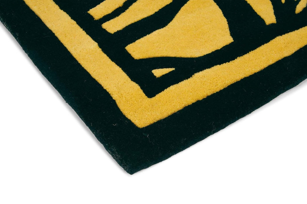 Florence Broadhurst Japanese Fans Gold 039305 Rug