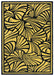 Florence Broadhurst Japanese Fans Gold 039305 Rug