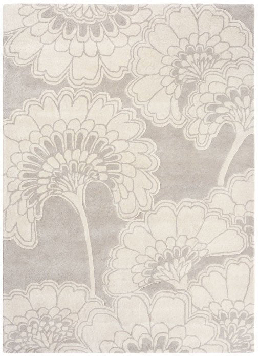 Florence Broadhurst Japanese Floral Oyster 039701 Rug