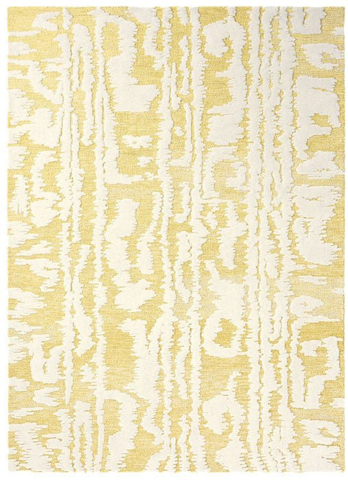 Florence Broadhurst Waterwave Stripe Citron 039906 Rug