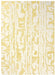 Florence Broadhurst Waterwave Stripe Citron 039906 Rug