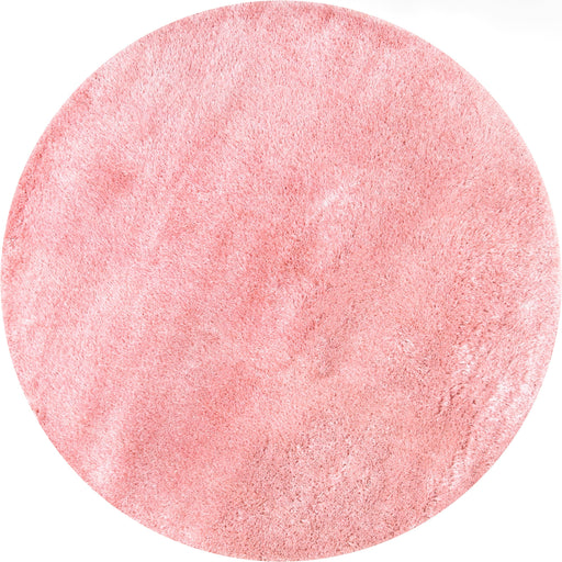 Fluffy Baby Pink Shag Area Rug 100% Polyester 120x180 cm