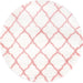 Fluffy Baby Pink Shag Area Rug 120x180 cm