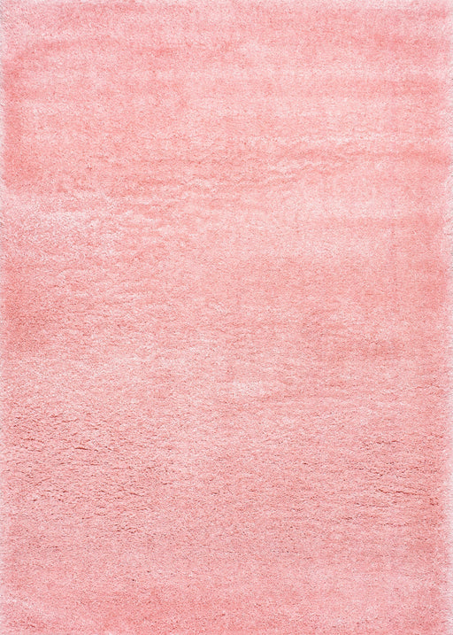 Fluffy Baby Pink Shag Rug for Nursery and Bedroom