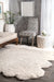 Fluffy Faux Sheepskin Area Rug for Modern Decor