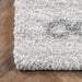 Fluffy Grey Shag Area Rug For Living Room And Bedroom