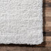 Fluffy White Shag Rug for Kids Bedroom and Nursery 120cm