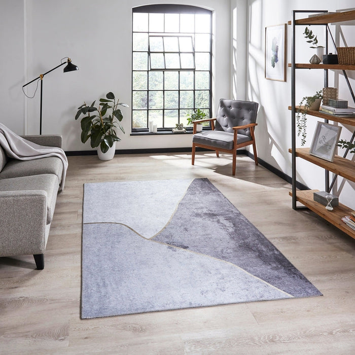 Force K7279 Grey/Gold Rug