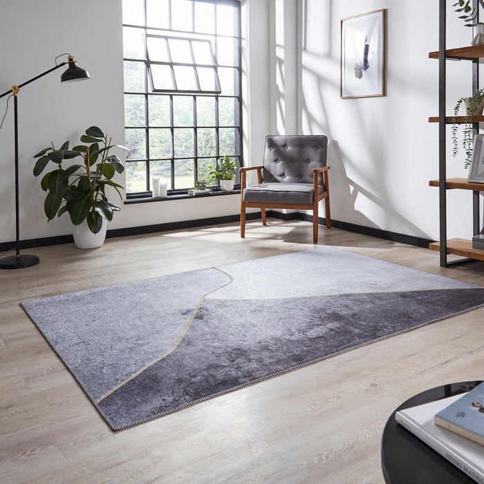 Force K7279 Grey/Gold Rug