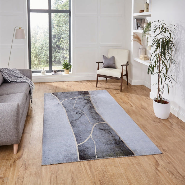 Force K7280 Grey/Gold Rug