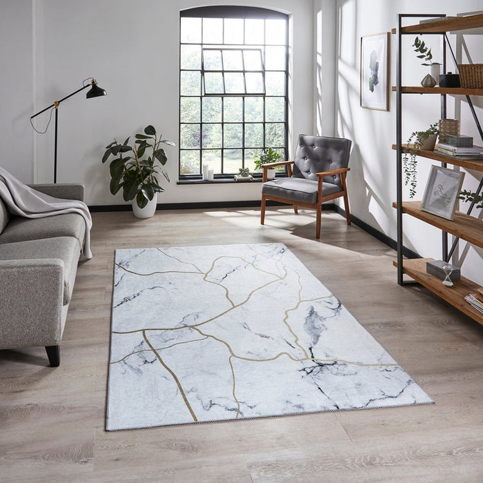 Force K7281 Ivory/Gold Rug