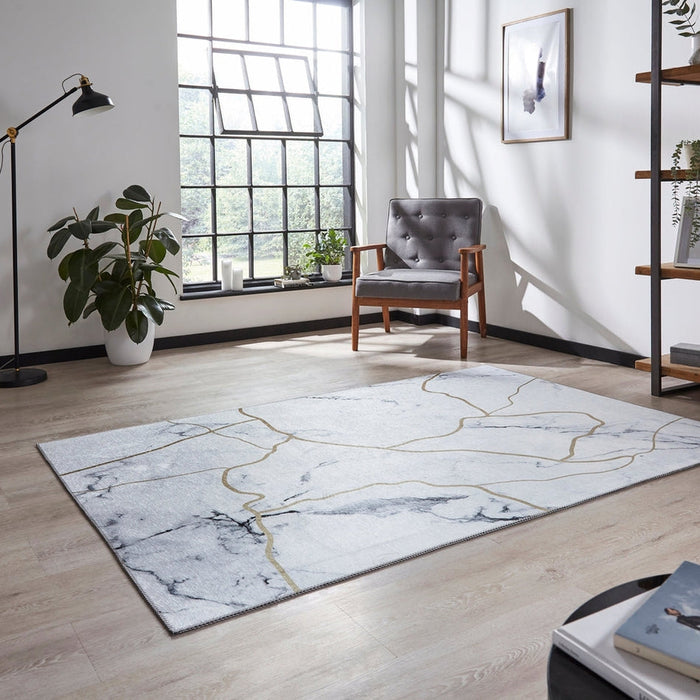 Force K7281 Ivory/Gold Rug