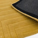 Form Modern Geometric Plain Linear High-Density Heavyweight Hand Carved Wool 3D Hi-Low Ridged Ochre Rug