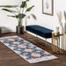 Francesca Washable Navy Area Rug for Busy Homes