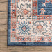 Francesca Washable Navy Area Rug for Busy Homes