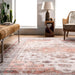 Francis Cartouche Medallion Washable Rug 135x180 cm Beige