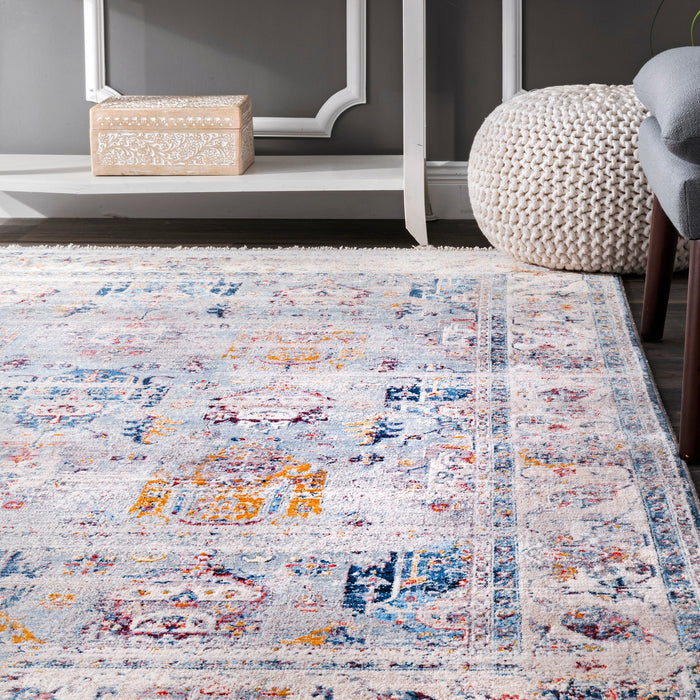 Fringe Area Rug Grey 160x230 cm for Modern Home Decor