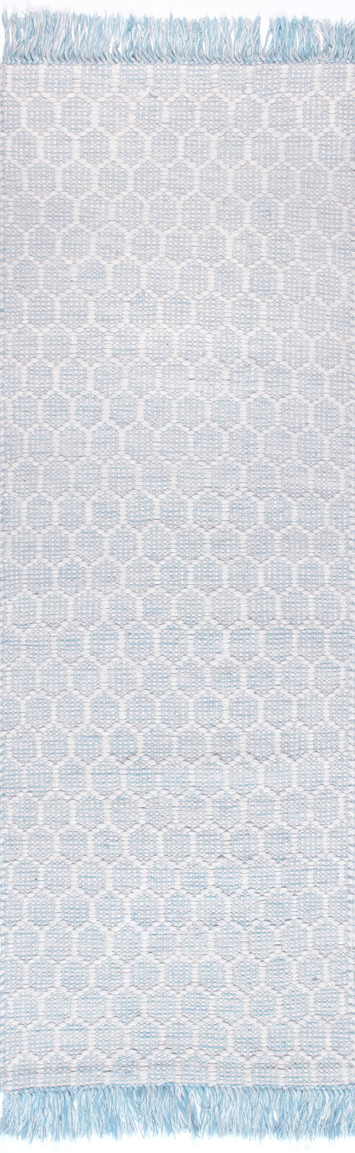 Tappeto con frange Baby Blue 120x180 cm