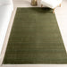 Fringed Area Rug in Dark Sage 160 x 230 cm