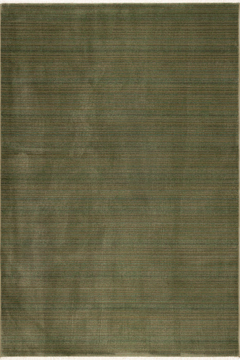 Fringed Area Rug in Dark Sage 160 x 230 cm