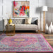 Fuchsia Distressed Persialainen matto Home sisustukseen 160x230 cm