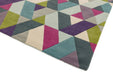 Funk Chevron Blue Green Rug