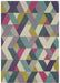 Funk Chevron Blue Green Rug