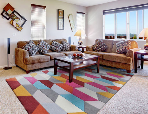 Funk Honeycomb Bright Rug