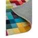 Funk Modern Geometric High-Density Heavyweight Hand-Woven Wool Multicolour Rug