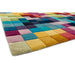 Funk Modern Geometric High-Density Heavyweight Hand-Woven Wool Multicolour Rug