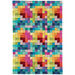 Funk Modern Geometric High-Density Heavyweight Hand-Woven Wool Multicolour Rug