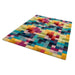 Funk Modern Geometric High-Density Heavyweight Hand-Woven Wool Multicolour Rug