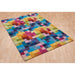 Funk Modern Geometric High-Density Heavyweight Hand-Woven Wool Multicolour Rug