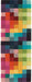 Funk Multi Coloured Boxes Runner Rug