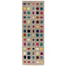 Funk Spotty Modern Geometric High-Density Heavyweight Hand-Woven Wool Grey/Multicolour Rug