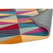 Funk Triangles Modern Geometric High-Density Heavyweight Hand-Woven Wool Multicolour Rug