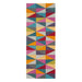 Funk Triangles Modern Geometric High-Density Heavyweight Hand-Woven Wool Multicolour Rug